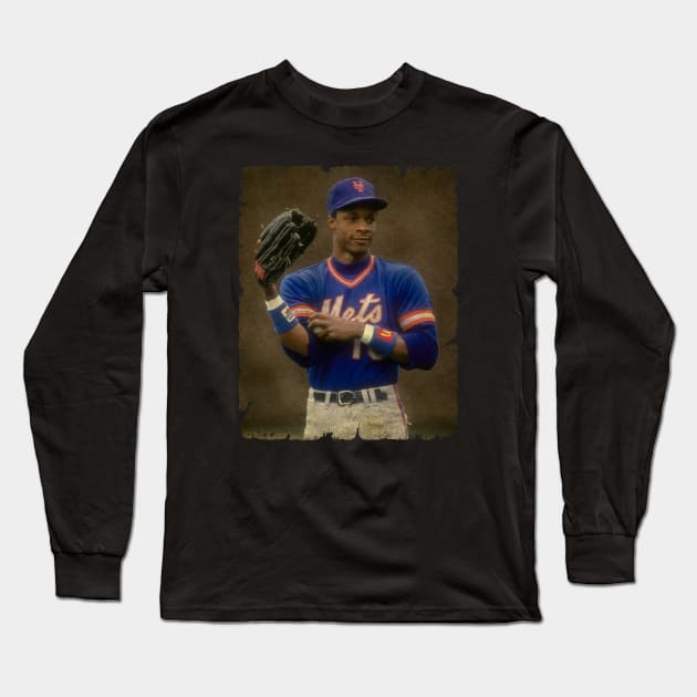 Darryl Strawberry - New York Mets, 1980 Long Sleeve T-Shirt by anjaytenan